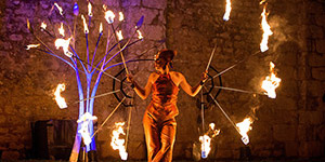 Compagnie de spectacles de feu et de féerie.