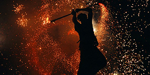 Le feu et la musique sont les deux atouts de ce spectacle qui font rêver le public.