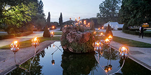 Le Jardin d'Aphrodite met en valeur le patrimone lors de manifestions et fêtes médiévales.