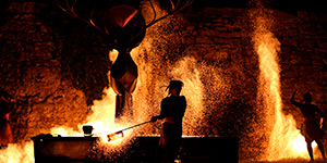 Spectacle de feu à Maillezais, Jonzac et Saintes.