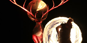 Le feu fascine les spectateurs des festivals de France.