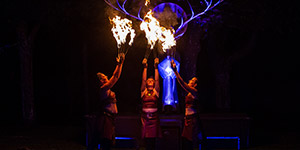 Laissez-vous envouter par le charme des danses de feu.