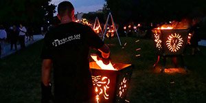 Installations de feu : Profitez du décor, le panorama s'illumine de mille feux.