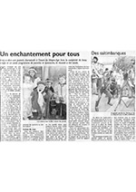 Le journal du Briey parle de notre troupe.