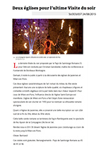 La journal Sud Ouest fait un article sur la compagnie l'Arche en Sel.